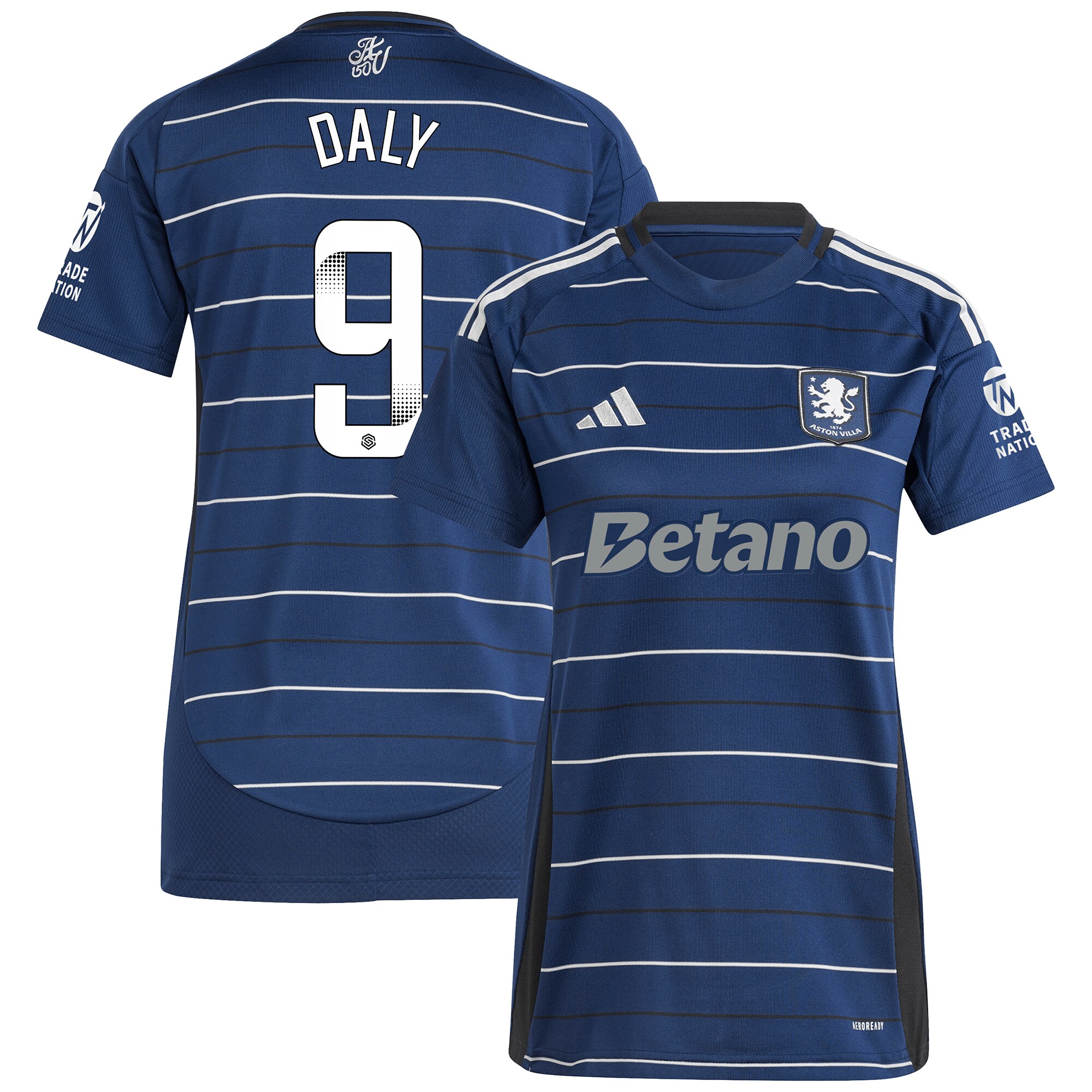 Aston Villa aston villa wsl adidas third shirt 2024-25 – womens with daly 9 printing Collection | AVFC Jerseys & Fan Gear