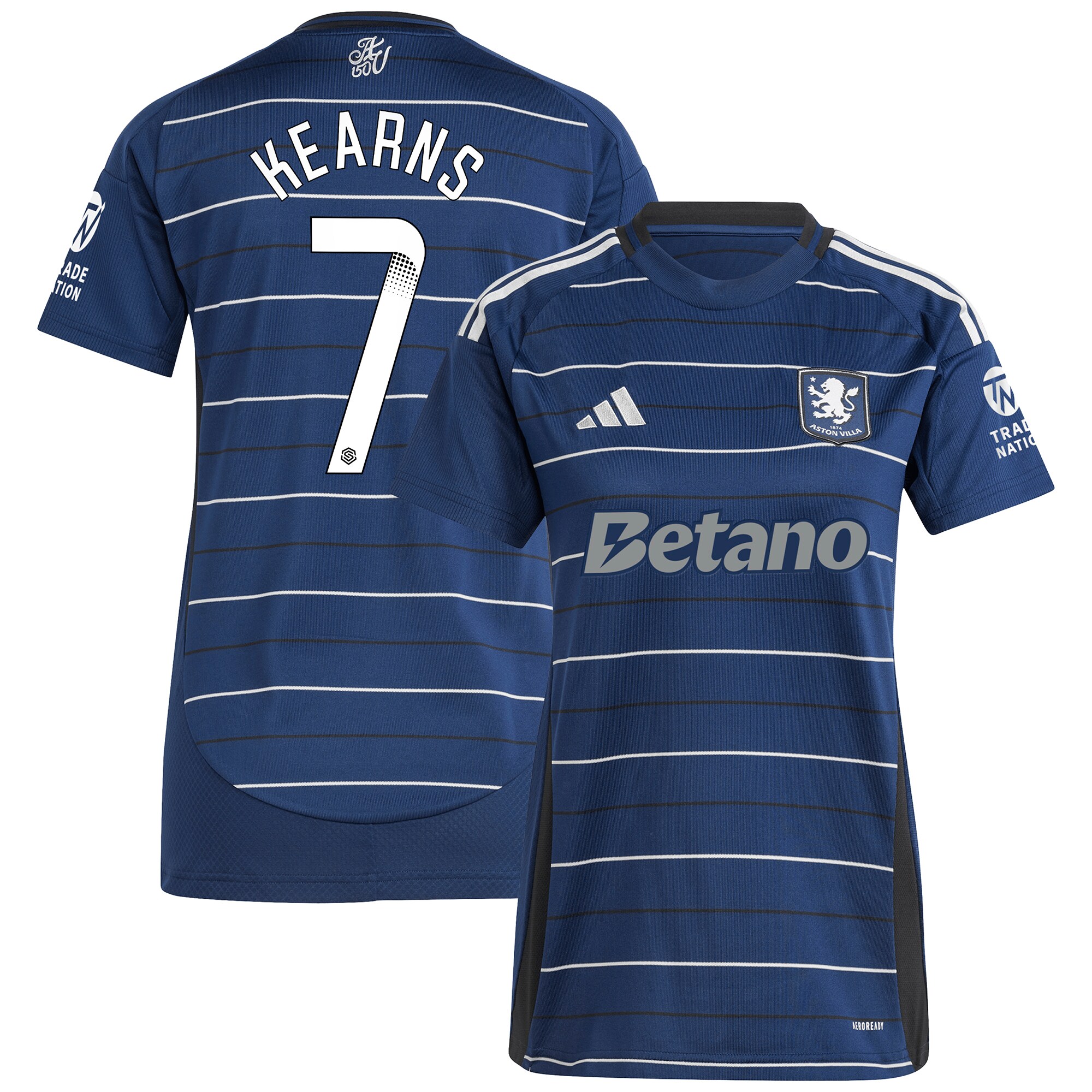 Aston Villa aston villa wsl adidas third shirt 2024-25 – womens with kearns 7 printing Collection | AVFC Jerseys & Fan Gear