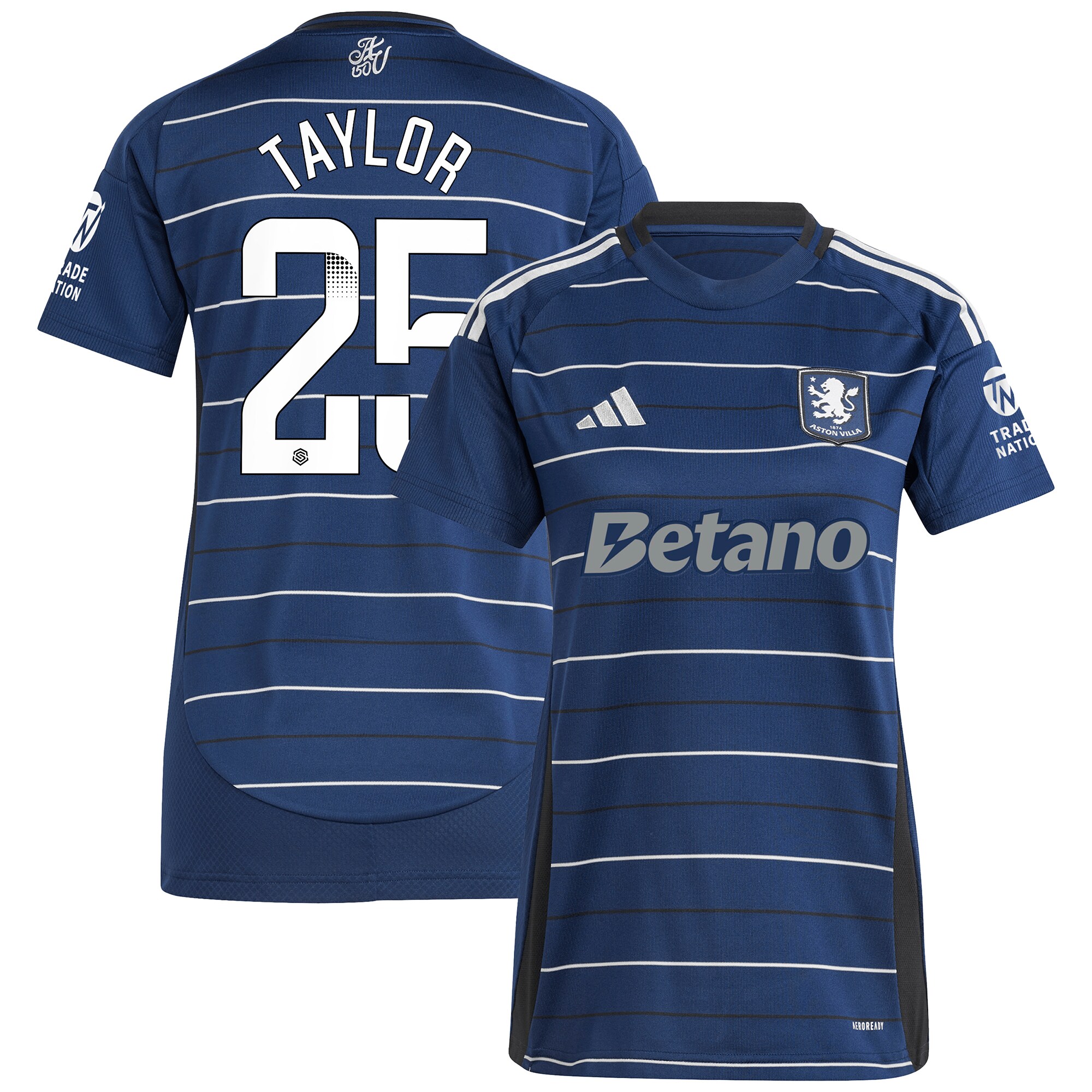 Aston Villa aston villa wsl adidas third shirt 2024-25 – womens with taylor 25 printing Collection | AVFC Jerseys & Fan Gear