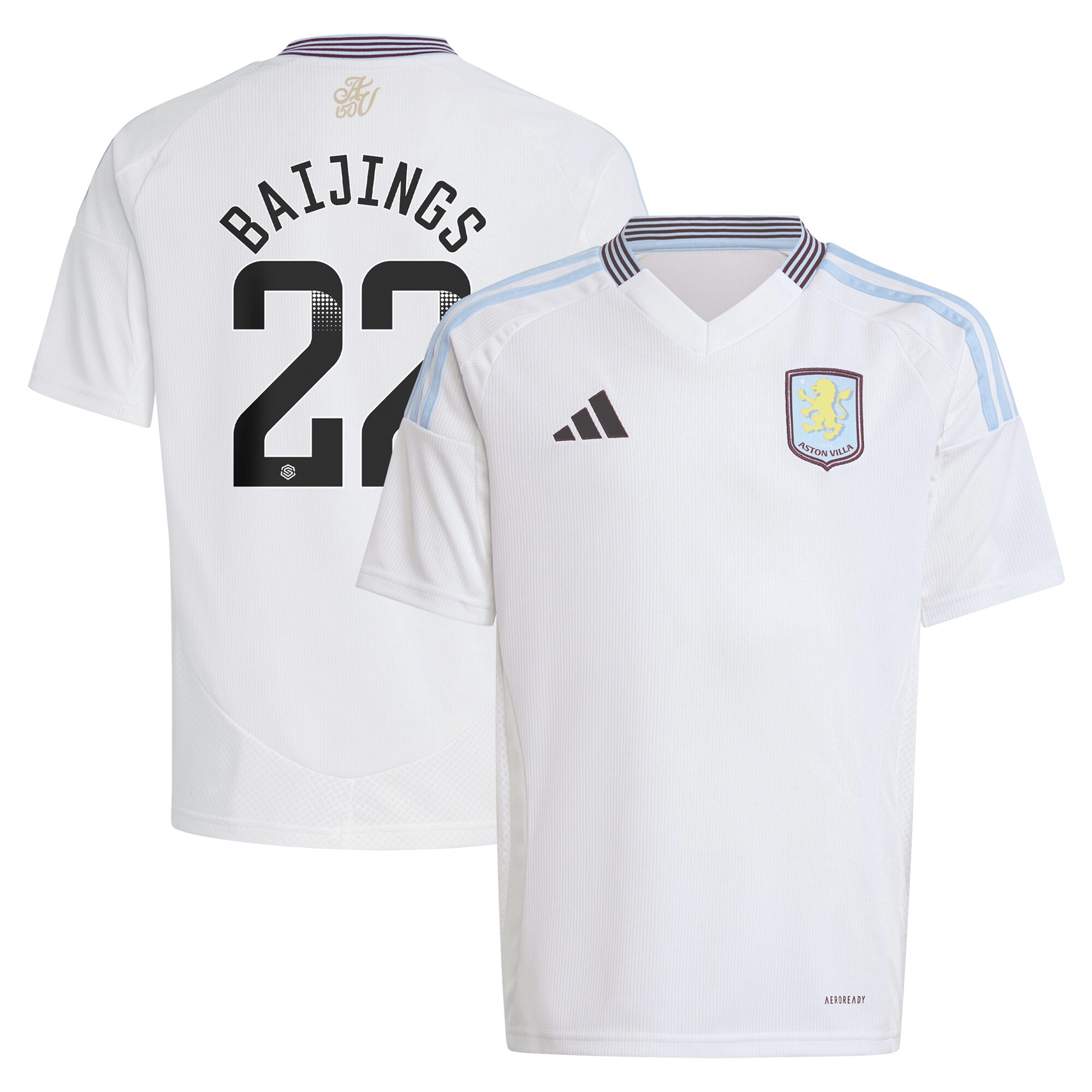Aston Villa aston villa wsl away shirt 2024-25 – kids with baijings 22 printing Collection | AVFC Jerseys & Fan Gear