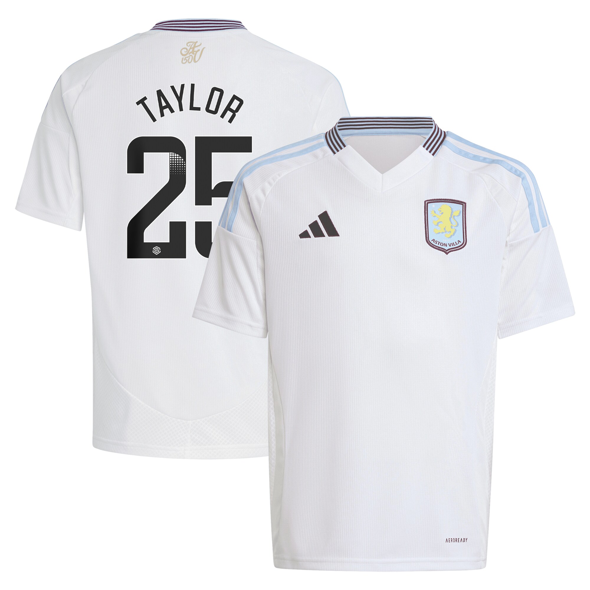Aston Villa aston villa wsl away shirt 2024-25 – kids with taylor 25 printing Collection | AVFC Jerseys & Fan Gear