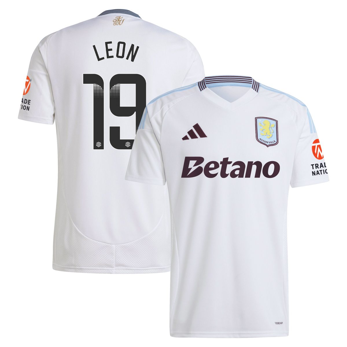 Aston Villa aston villa wsl away shirt 2024-25 with leon 19 printing Collection | AVFC Jerseys & Fan Gear