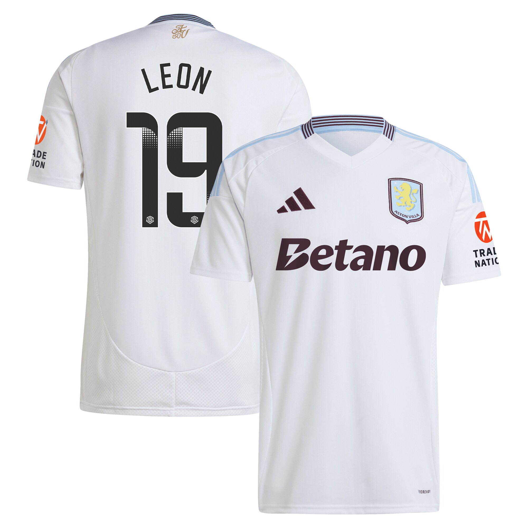 Aston Villa aston villa wsl away shirt 2024-25 with leon 19 printing Collection | AVFC Jerseys & Fan Gear