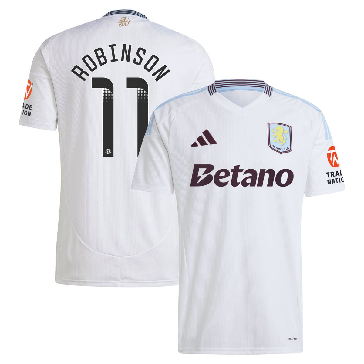 Aston Villa aston villa wsl away shirt 2024-25 with robinson 11 printing Collection | AVFC Jerseys & Fan Gear
