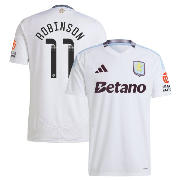 Aston Villa aston villa wsl away shirt 2024-25 with robinson 11 printing Collection | AVFC Jerseys & Fan Gear