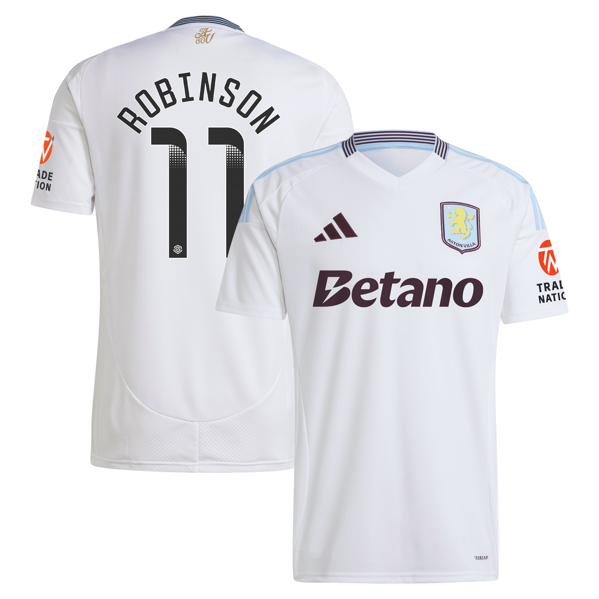 Aston Villa aston villa wsl away shirt 2024-25 with robinson 11 printing Collection | AVFC Jerseys & Fan Gear