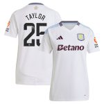 Aston Villa aston villa wsl away shirt 2024-25 – womens with taylor 25 printing Collection | AVFC Jerseys & Fan Gear